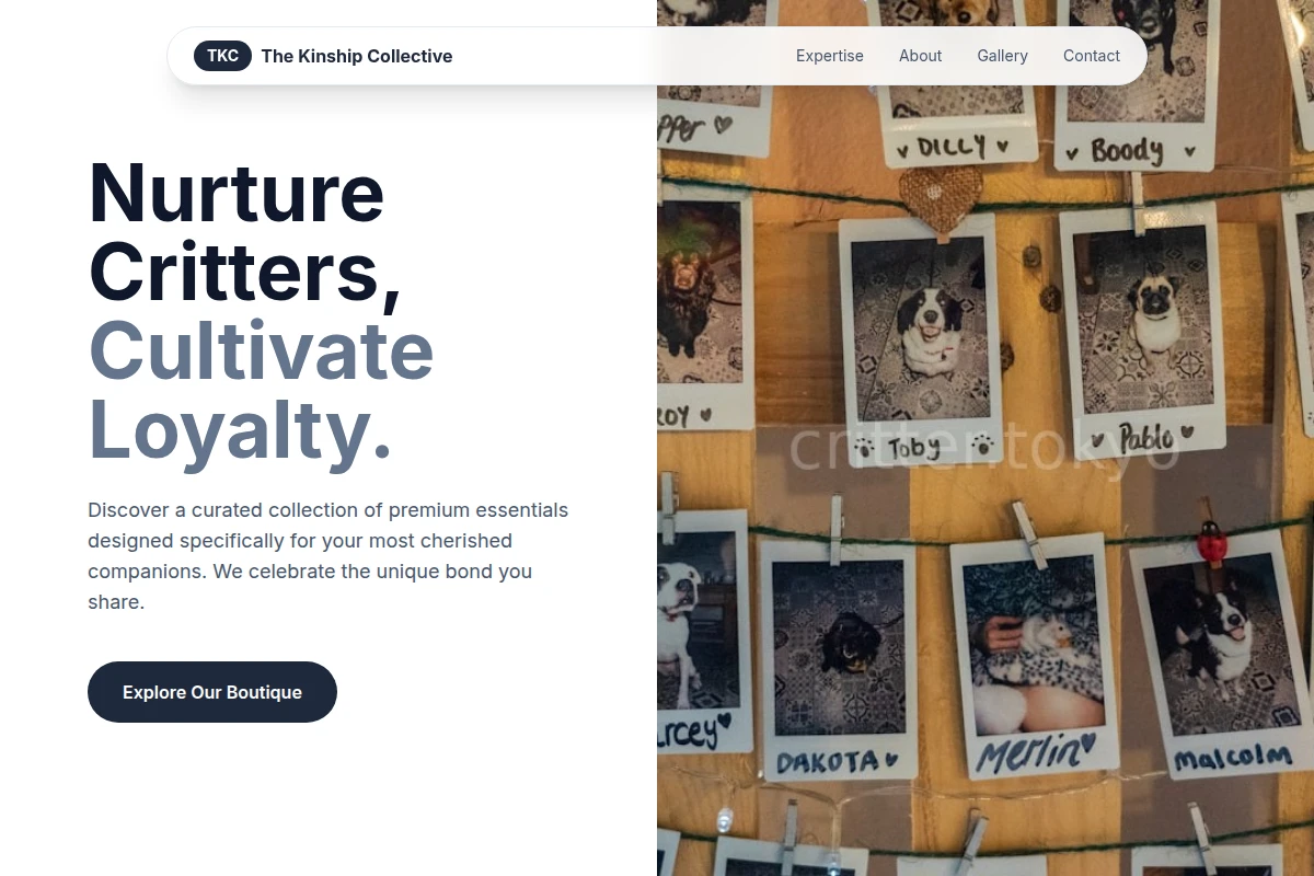 Boutique Pet Shop